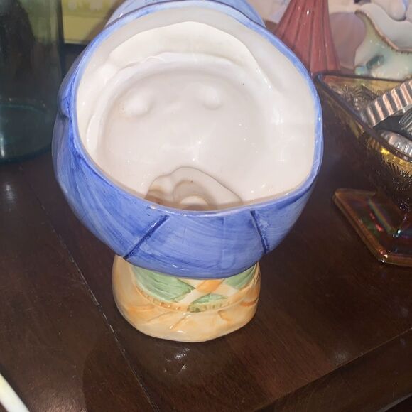 Vintage Head Vase Japan big eye doll planter - Picture 2 of 6